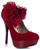 Qupid Onyx-18 Mary-Jane Platfrom Pump