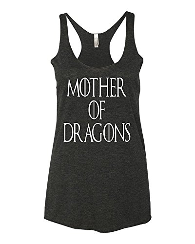 Wild Bobby Mother Of Dragons GoT Premium Tri-Blend Racerback Women's Tank Top