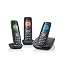 Gigaset Siemens A510 Trio T�l�phone sans fil DECT 2 combin�s suppl�mentaires Noir