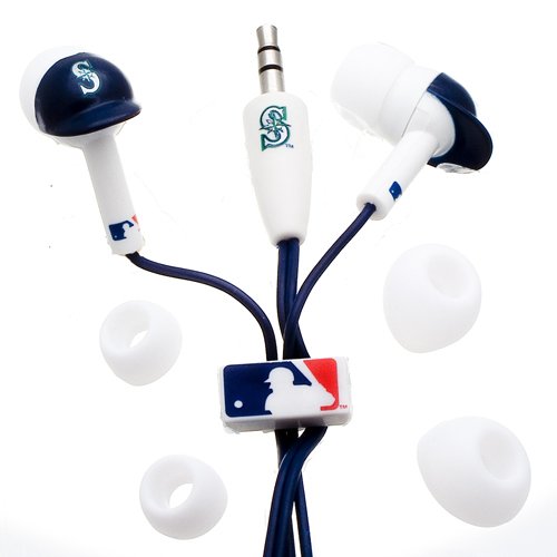 NEMO DIGITAL MLF10114SE MLB Batting Helmet Earbuds Seattle Mariners Style
