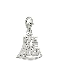 Rembrandt Charms Live Love Laugh Charm with Lobster Clasp