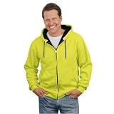 CornerStone Heavyweight Full-Zip Hooded Sweatshirt with Thermal Lining