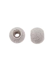 Beadaholique Round Stardust Smart Bead Stoppers Pandora Compatible Bangles, 7mm, Sterling Silver