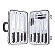 Victorinox 14-Piece Gourmet Cutlery Set, Fibrox Handles with Attache Case