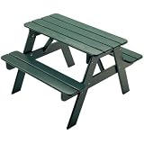 Kids Picnic Table Finish: Green