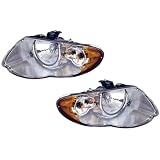 Chrysler Town And Country (119 Wheel Base) Replacement Headlight Assembly - 1-Pair by AutoLightsBulbs