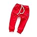 Sunsent Unisex Baby Cotton Long Harem Pants Elastic Trousers Solid Slacks