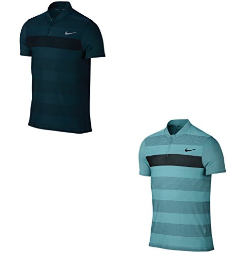 Nike Men's Fly Swing Knit Stripe Alpha Golf Polo T-Shirt