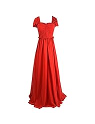 Sexy Chiffon/Satin/Taffeta Belted Cocktail Cap Sleeves Evening Dress/Bridesmaid Dress/Prom Dress/Wedding Party Dress 
