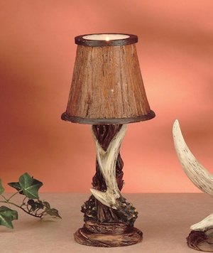 Antler Décor Candle Lamp (11h)