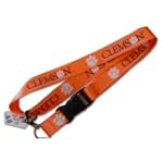 Clemson Tigers Clip Lanyard Keychain Id Ticket Ncaa