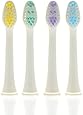 Great Smile Store GS25093-0104 Replacement Brushes for Crystal Care Professional Sonic Toothbrush, White (Pack of 4)