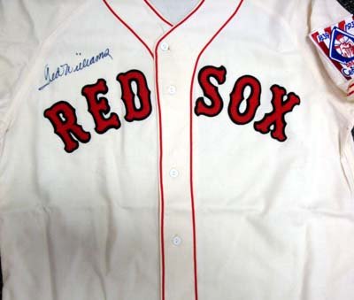 Ted Williams Autographed Mitchell & Ness Boston Red Sox Jersey PSA/DNA #I05783