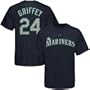 Ken Griffey Jr. Seattle Mariners Name and Number T-Shirt (Large)
