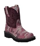 ARIAT Fatbaby Camo Western Riding Cowboy Boots 11 True to size Pink Camo/ Mulberry Womens