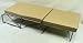 Philippe Fold Out Guest Bed - Latte Faux Suede Cover