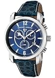 Men's Crusader Chronograph Blue Alligator
