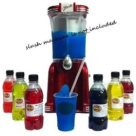 Slush Syrup: Multi-flavour pack (6x 330ml) for making Iced Slushies