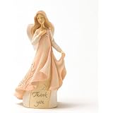 Enesco Foundations Thank You Mini Angel Figurine, 4-1/4-Inch