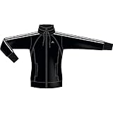 ADIDAS Ladies ClimaLite Core Tracksuit Jacket, Black, 14