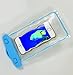 Paladineer Waterproof Cell Phone Carrying Fluorescent Cases with IPX8 Certificate Universal Waterproof Pouch with Touch Responsive Front and Back Transparent Screen Protector Windows for Apple iPhone 6 Plus/6/5S/5C/5/4S Samsung Galaxy S5/S4 Note2/3/4 HTC Desire Sony Z2/Z3 WB02 Blue