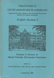 English Studies 2: Essays in honour of Marie-Therese Schroeder-Hartmann (Publications du Centre Universitaire de Luxembourg)