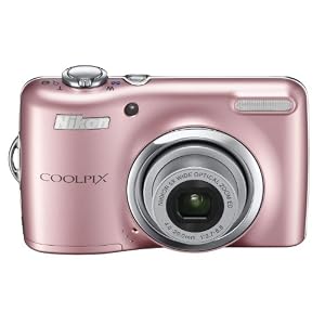 Nikon Coolpix L23 Digital Camera - Pink (10MP, 5x Optical Zoom) 2.7-inch LCD