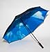 Fiberglass Black Sky Print Pattern Golf Umbrella