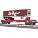 O-27 Flat w/Trailer, Dr Pepper