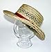 Dorfman Pacific Mens Rush Straw Lightweight Casual Wide Brim Gambler Hat, Straw