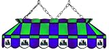 NBA Minnesota Timberwolves 40-Inch Rectangular Stained Glass Billiard Table Light