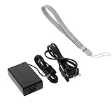 GTMax Home Travel Wall AC Charger Power Adapter + Gray Hand Wrist Strap for ....