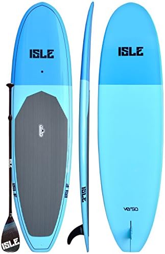 ISLE 10'5 Versa ® Stand Up Paddle Boards &amp; Carbon Adjustable Paddle | Features A Durable Epoxy Construction and All Around Stable Shape for Flatwater + Small Surf