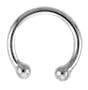 Sterling Silver Wire Cuff Earring 10 mm (one piece)
