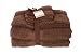 Boxes Textured Terry 6-Piece Towel Set, Chocolate