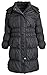 Sportoli Girls Hooded Warm Winter Long Puffer Bubble Coat with Matching Scarf