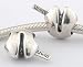 925 Sterling Silver European Style Antique Silver "Chinese Fortune Cookie" Beads Charms/beads for Pandora, Biagi, Chamilia, Troll and More Bracelets