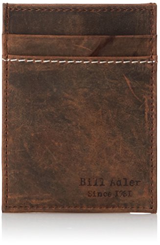 Bill Adler Men's Crazy Horse Front-Pocket Wallet