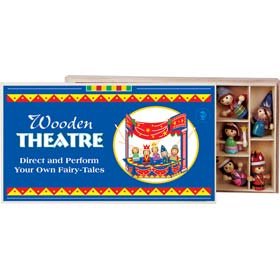 Brand New Wooden Boxed Fairy Tale Queen Prince Theatre