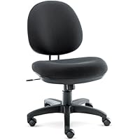 Alera IN48BFA10B Interval Series Swivel/Tilt Task Chair, Black Fabric