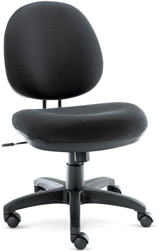 Alera IN48BFA10B Interval Series Swivel/Tilt Task Chair, Black Fabric