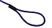 Extremely Durable Dog Rope Leash, Premium Quality Mountain Climbing Dog Rope Lead, Strong, Sturdy and Comfortable Leash, Supports the Strongest Pulling Large and Medium Sized Dogs, 3-feet, Blue