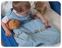 Blue Baby Sleeping Beep Beep 6-18 Months 2.5 Tog