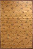 Anji Mountain Bamboo Silk-Screen Bamboo rugs Chinese Roses - AMB0081 Multi