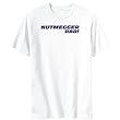T-Shirt Mens White " Nutmegger DAD "" Usa States