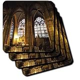 Paris France, Notre-Dame Cathedral - Set Of 8 Coasters - Soft