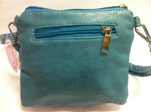 3-6 Day Delivery- Designer Rare Handmade Raised Flower Purse Square Pouch Bag Rose Handbag Faux Leather Tote Chic 3D Flower