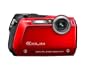 Casio Exilim EX-G1 12.1 MP Slim-line Endurance Digital Camera with 3x Optical Zoom (Red)