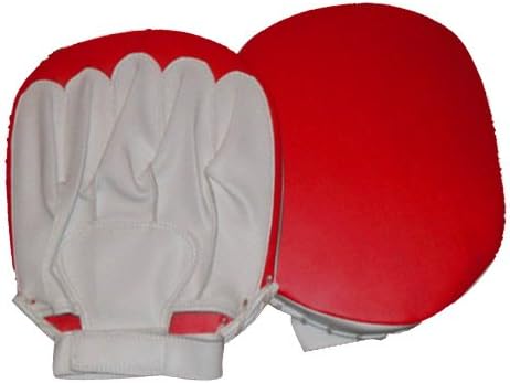 MMA Boxing Martial Arts Pad hook and jab Target Focus Pad red & white