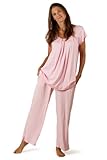 Bamboo Jersey Pajamas Clothing - Birthday Gift for Her Women Wife Girlfriend - 0052-PN-M